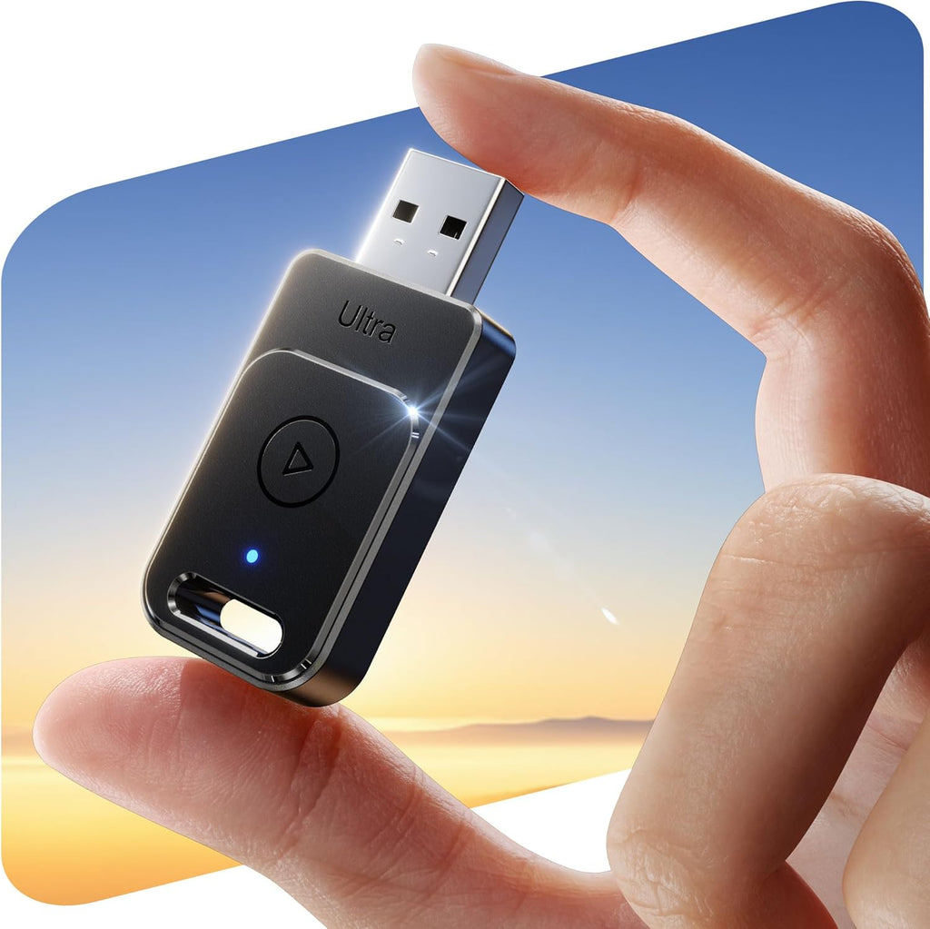 Premium Wireless CarPlay Dongle 2025 – Extra Schnell, Verzögerungsfrei, USB-A/C