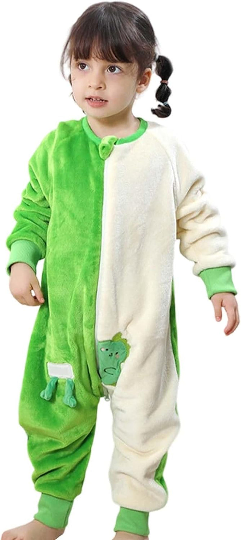 Winter Flanell Schlafsack / Kinder Jumpsuit für Mädchen – kuscheliger Pyjama für kalte Tage