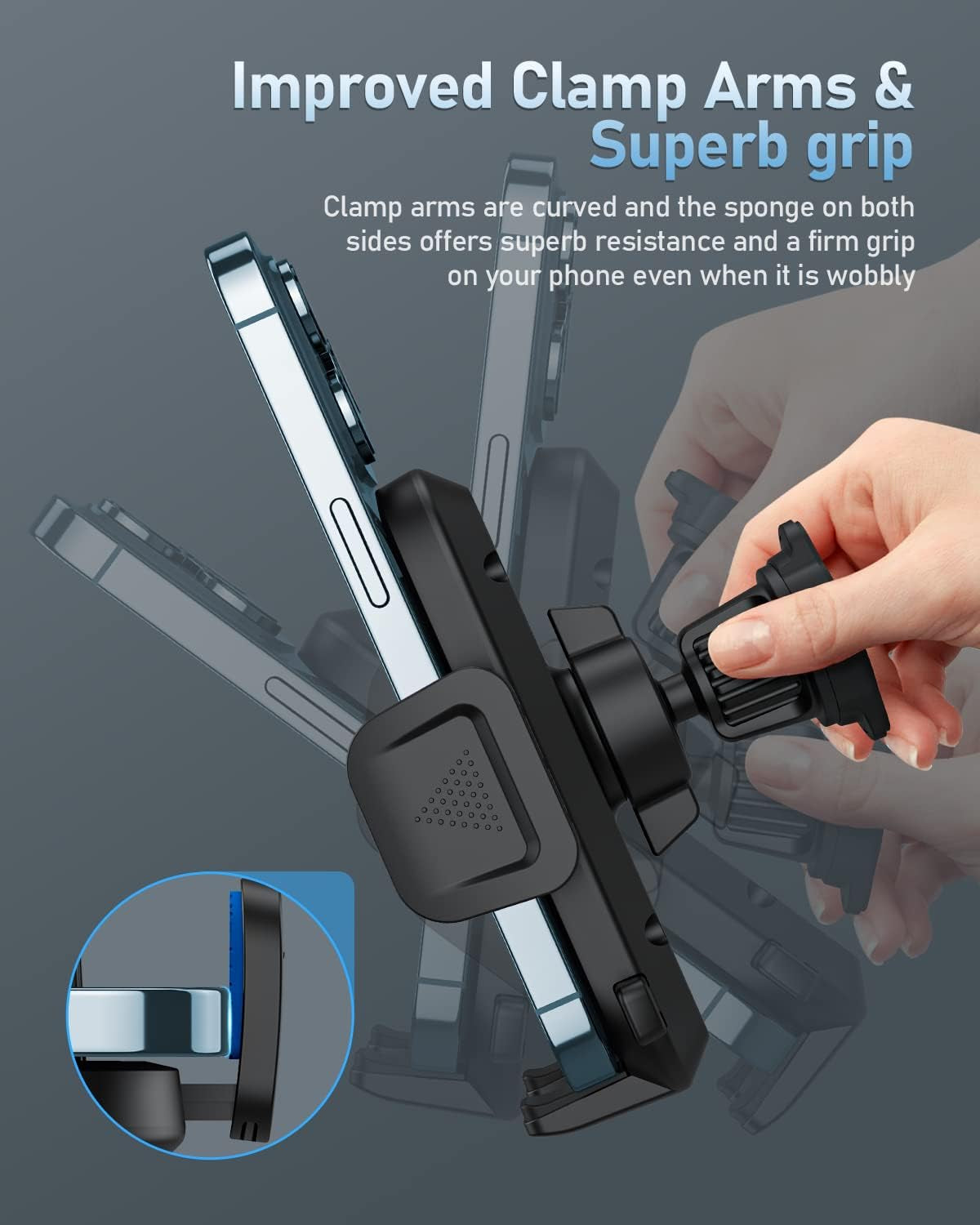 Auto Handyhalter – 2022 Hakenclip, 360° Drehbar, Universell