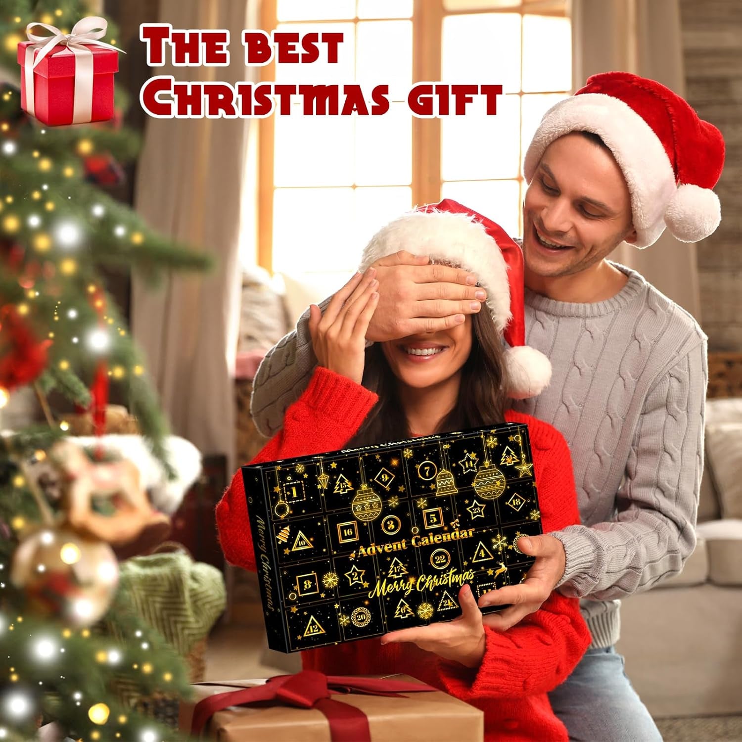 JEDWKFA Adventskalender Duftkerzen, Kerzen Adventskalender 2025, Mit 24 Verschiedenen Teelicht-Duftkerzen, Weihnachtskalender, Advent Calendar, Duftteelichter Weihnachten Geschenkset