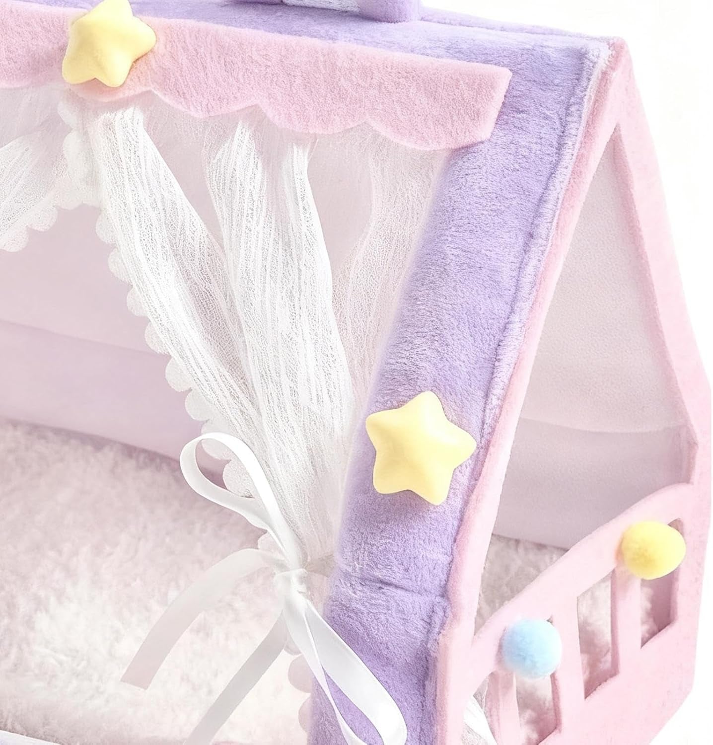 Miniatur Haus-Zelt Bett für Kinder – Spielwiege & Spielzelt für Babys & Kleinkinder